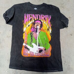 PRE-LOVED JIMI Hendrix Graphic BAND TEE (Gray Ash)